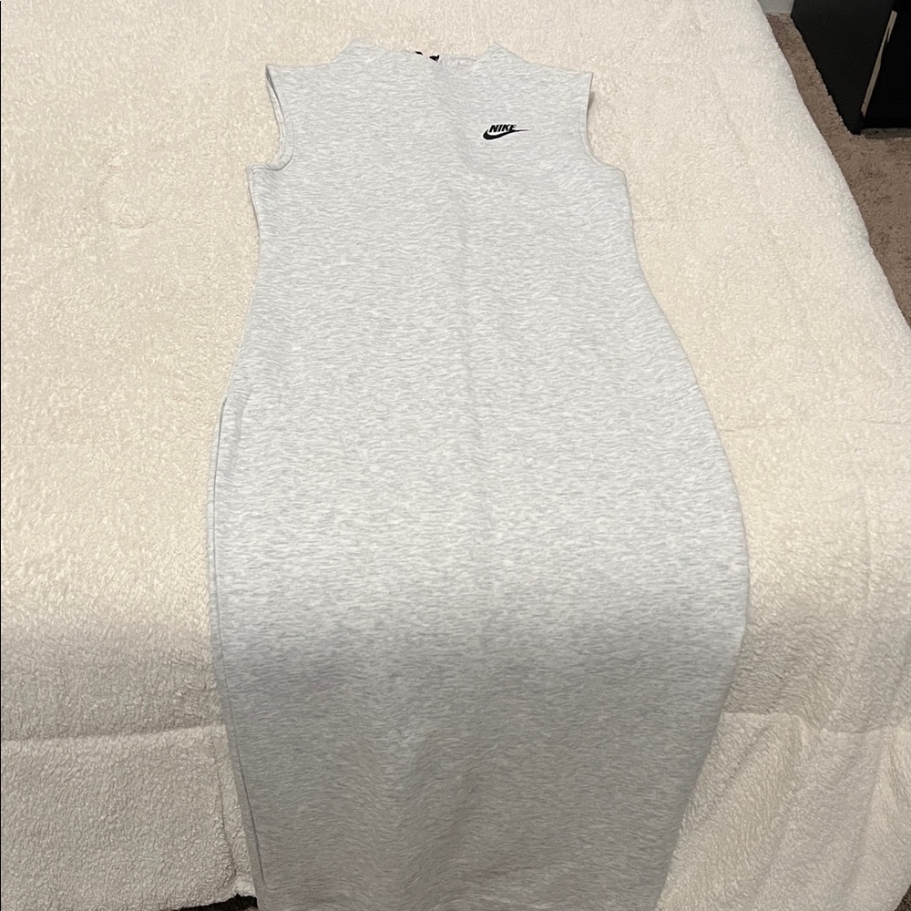 Nike Women's Light Gray Sleeveless Dress